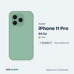 Apple iPhone 11 Pro 64 Go Vert - Grade C