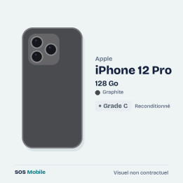 Apple iPhone 12 Pro 128 Go Graphite - Grade C