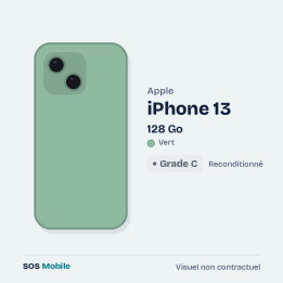 Apple iPhone 13 128 Go Vert - Grade C