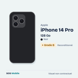 Apple iPhone 14 Pro 128 Go Noir - Grade B