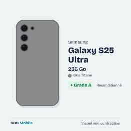 Samsung Galaxy S25 Ultra 256 Go Gris Titane - Grade A