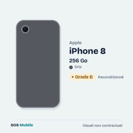 Apple iPhone 8 256 Go Gris - Grade B
