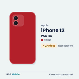 Apple iPhone 12 256 Go Rouge - Grade B