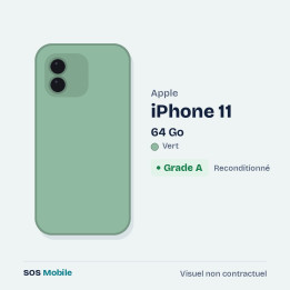 Apple iPhone 11 64 Go Vert - Grade A